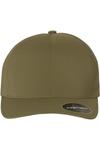 Бесшовная кепка Flexfit Delta, оливковый - фото