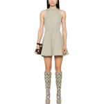 Ami Paris Пышное Мини-платье AMIPARIS, Песчано-шалфейный Зеленый - фото 5