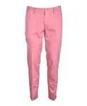 Эластичные брюки из смеси хлопка лиоцелл Re-Hash, розовый - фото