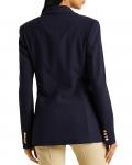 Lauren Ralph Lauren Шерстяной креповый блейзер, синий - фото 5