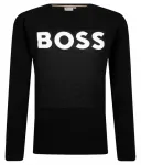 Лонгслив regular fit Boss Kidswear, черный - фото