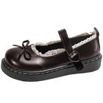 Yiya Туфли Mary Jane черные - фото