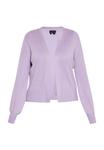 Вязаный кардиган NAEMI, пастельно-фиолетовый - фото