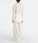 Блейзер Victor из шелка и хлопка Joseph, слоновая кость - фото 3