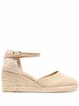 Castañer эспадрильи на танкетке, нейтральный - фото