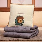 Плед капибара кукла Tranquility and elegance, серый - фото 10