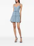 Джинсовое платье мини Shanti Alice + Olivia, синий - фото 3