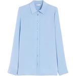 Рубашка на пуговицах MaxMara, синий - фото