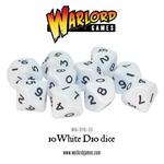 Фигурки D10 Dice Pack – White (10) Warlord Games - фото