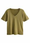 Футболка с принтом REGULAR FIT -SLOUCH V-NECK Next, зеленый - фото 6