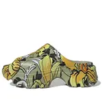 Тапочки от stella mccartney clogs Adidas, зеленый - фото