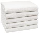 Душевые полотенца набор  Zollner, белый - фото