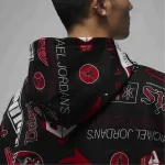 Jordan Свитшот Essentials мужской Black/Campus Red - фото 7