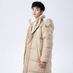 Пуховик унисекс хаки Mlb - фото 7