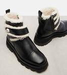 Кожаные ботинки Meena до щиколотки Jimmy Choo, Black/Natural - фото 5