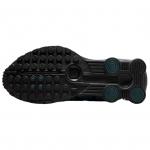 Nike Дышащие кроссовки Shox R4 Unisex черный Green - фото 6