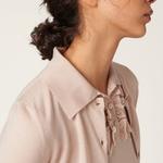 Кашемировый свитер женский белый Miu Miu - фото 2