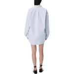 Оверсайз рубашка Alexander Wang, синий - фото 4