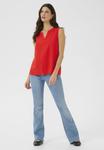 Топ CRLORI - Blouse Cream, красный - фото 5