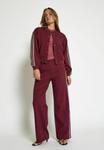 Брюки Minus MARABELLA MID WAIST , Bordeaux/Dark Red - фото 2