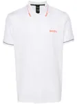 Рубашка поло с логотипом Boss, белый - фото