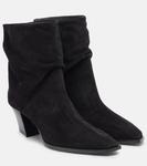 Харт 60 замшевые ботинки до щиколотки Jimmy Choo, Black - фото