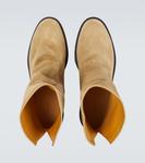 Замшевые ботильоны Auralee, бежевый - фото 4