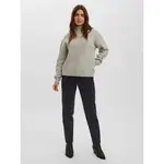 Свитер Vero Moda Ella high neck, серый - фото 4