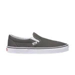 Классические слипоны Vans текстильные, серый - фото