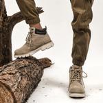 Ботинки Jeep с прострочкой и перфорацией, кофейный - фото 8