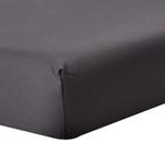 Простыня Homescapes антрацит, 140/190 см - фото