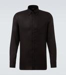 Твиловая рубашка Tom Ford, черный - фото