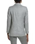 Пиджак из шерстяной смеси Peserico, серый - фото 2