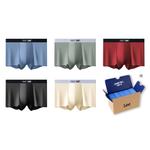 Мужские трусы 5 пар подарочный набор Lee, белый - фото