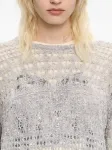 Ажурный топ Bimba Y Lola, серый - фото 5
