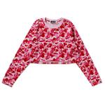 Свитшот женский A BATHING APE, серый - фото 5