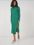 Вязаное платье Bigdart, зеленый - фото 4