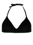Топ бикини с треугольными чашками в рубчик ERES, черный - фото 2