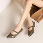 Туфли женские на высоком каблуке Vedullar, хаки - фото 11