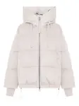 Пуховик с капюшоном Duno, белый - фото