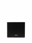 Кошелек с логотипом A.P.C., черный - фото