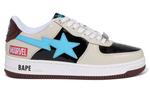Кроссовки A BATHING APE x Marvel Bape Sta 'Cream Black Blue', черный - фото 2