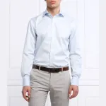 Приталенная рубашка Stenströms, синий - фото