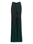 Металлические брюки Elie Saab, зеленый - фото