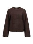 Свитер OBJECT ENYA, коричневый - фото