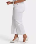 Джинсы Teresa Plus Size Wide Leg до щиколотки NYDJ, белый - фото 3