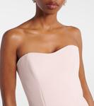 Платье из крепа-трубы Safiyaa, Pale Pink - фото 4