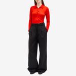 Шерстяное поло amunzen Auralee, красный - фото 4