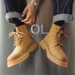 Мужские ботинки Cahhrrn X Martin Boot Men Beige Xiwencha - фото 7