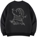 Унисекс худи Crayon Shinchan, белое [В комплекте футболка] - фото 6